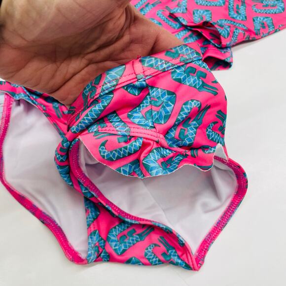 NWT Blue Quail Size 12 Alligator Swim Rashguard Set - Picture 4 of 6